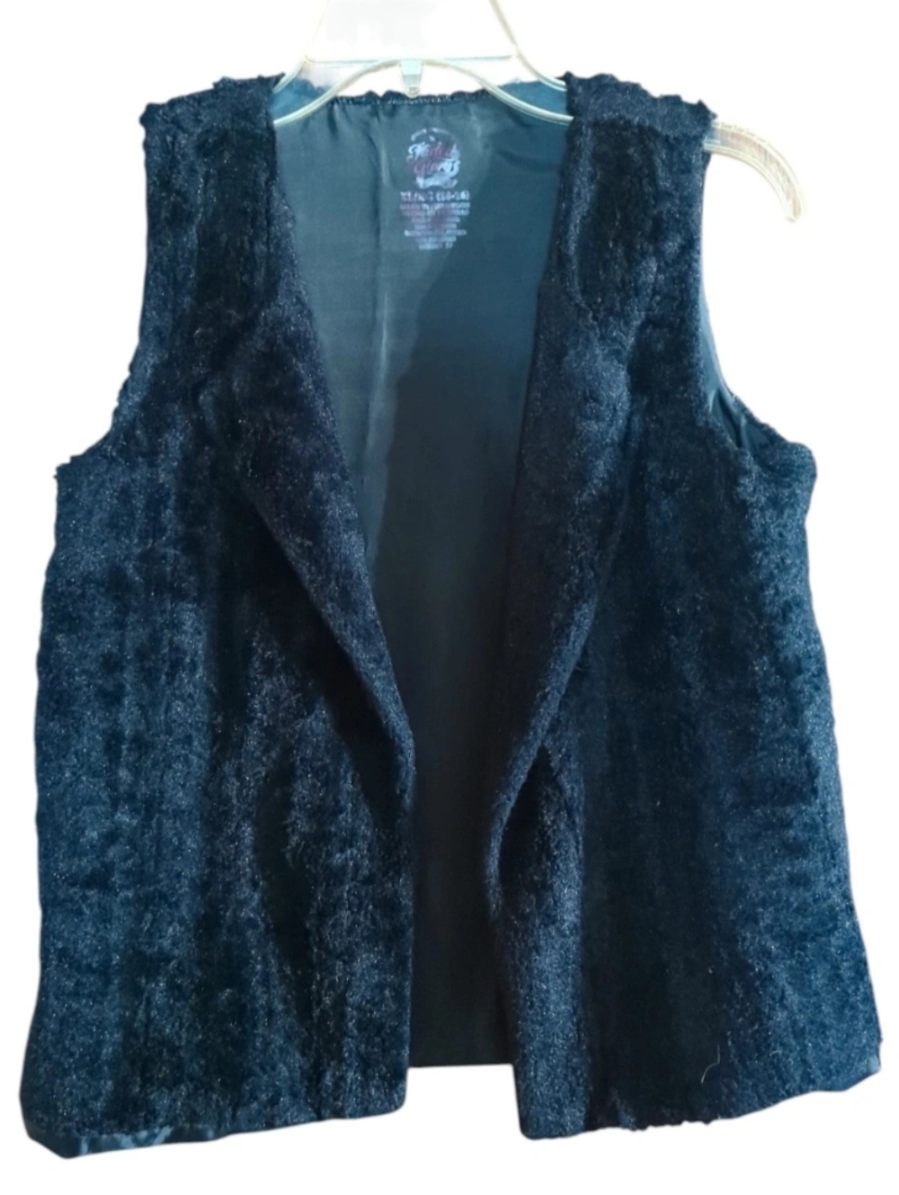 Faded Glory Little Girls Vest Kids Size XL (14-16).